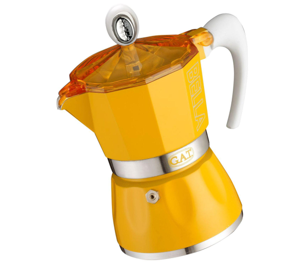 GAT Kawiarka do espresso na 6 filiżanek (2790000091) kolor żółty - 1438830 - zdjęcie